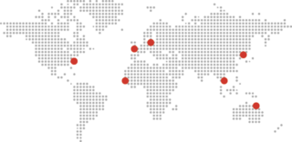 world dot map white