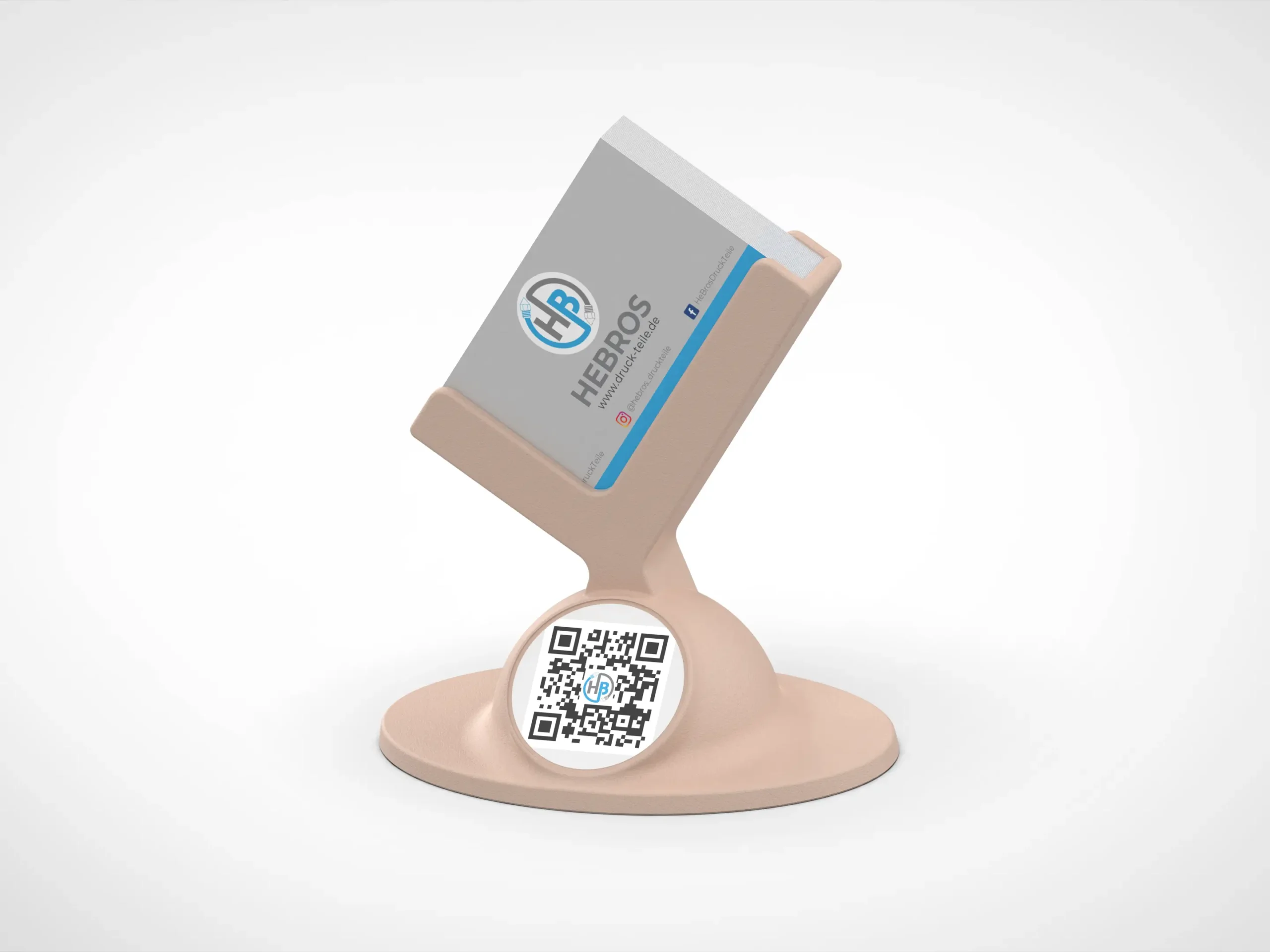 Visitenkartenhalter mit QR-Code 1