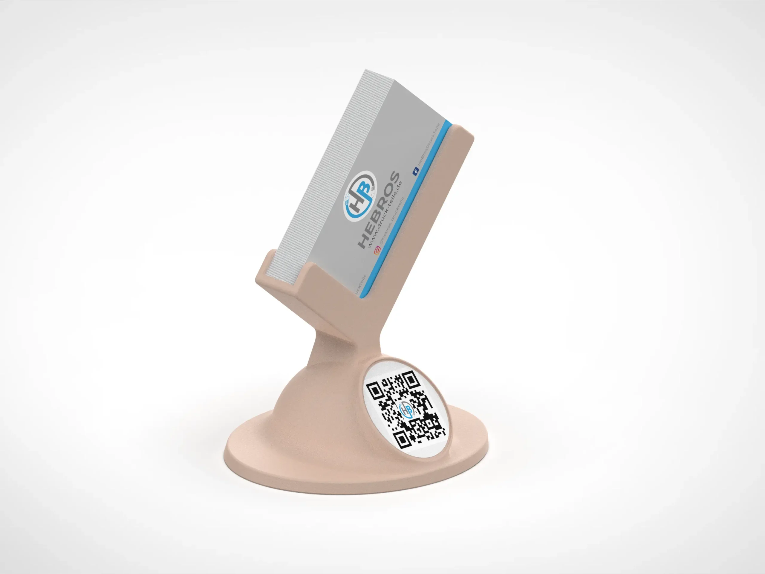 Visitenkartenhalter mit QR-Code 2