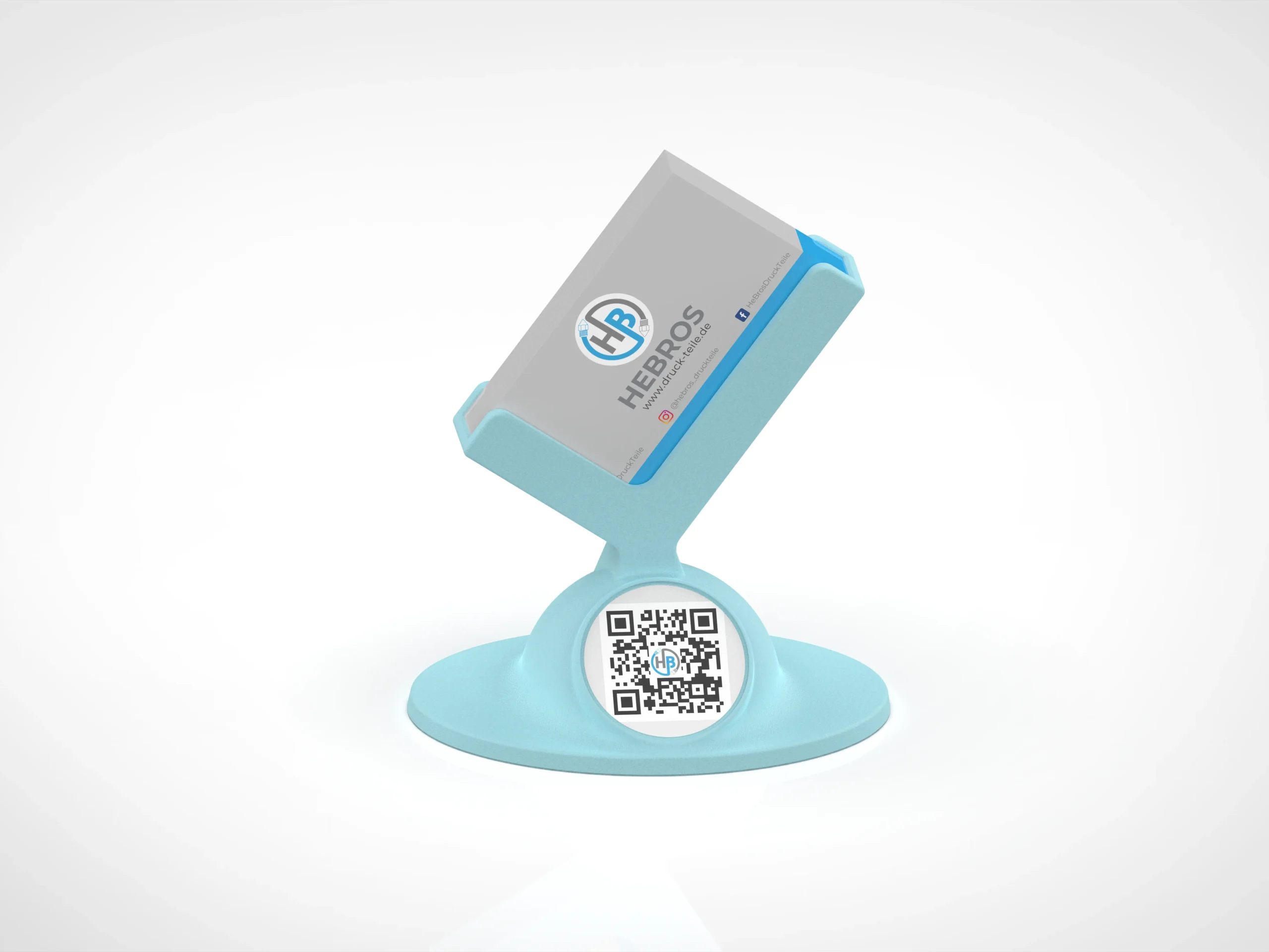 Visitenkartenhalter mit QR-Code 8